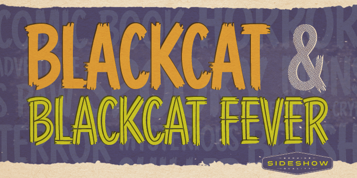 Blackcat Fever Font Poster 1