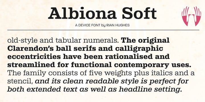 Albiona Soft Font Poster 5