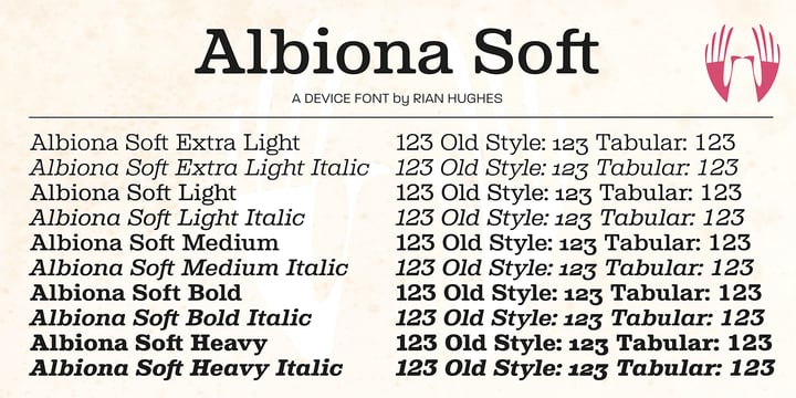 Albiona Soft Font Poster 3