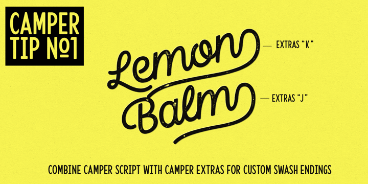 Camper Font Poster 17