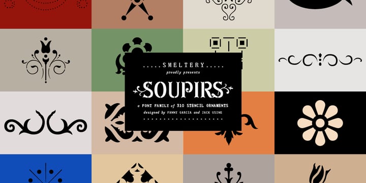 Soupirs Font Poster 1