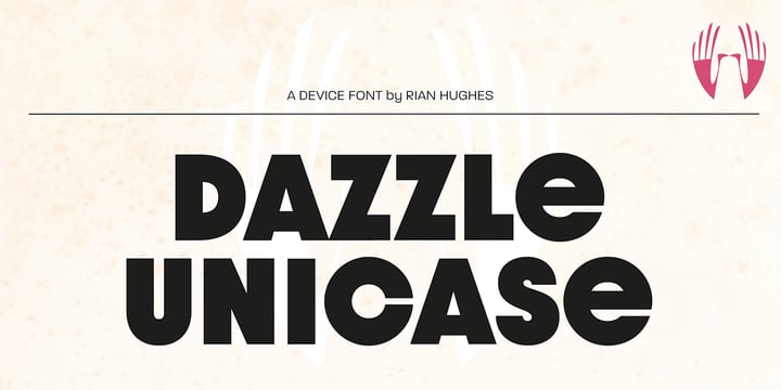 Dazzle Unicase Font Poster 5