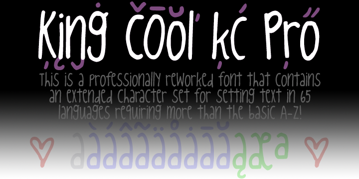 King Cool KC Pro Font Poster 1