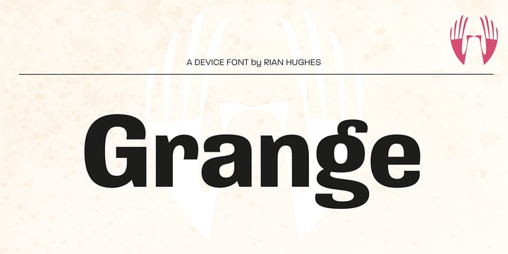 Grange Font Poster 2