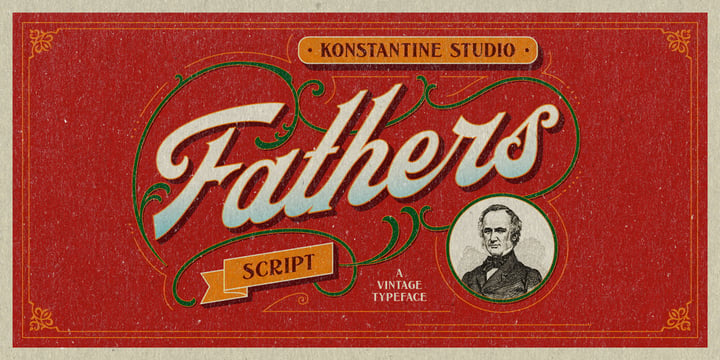 Fathers Font Poster 1
