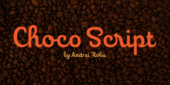 Robu Choco Script Font Poster 1