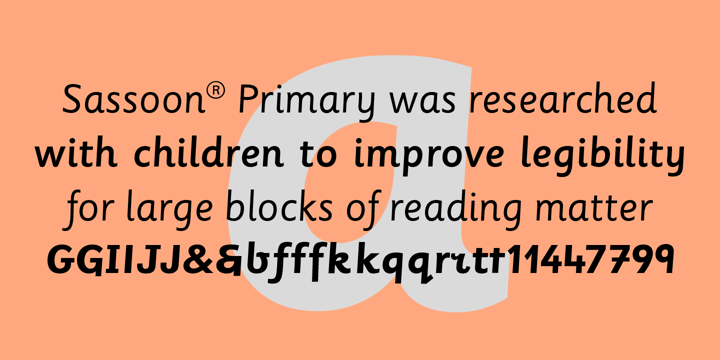 Sassoon Primary Font Poster 1