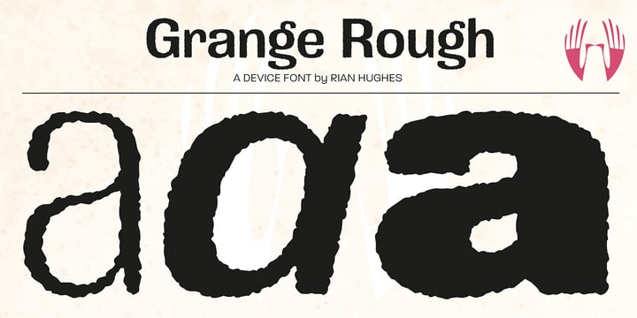 Grange Rough Font Poster 5