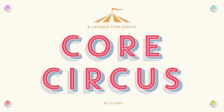 Core Circus Font Poster 1