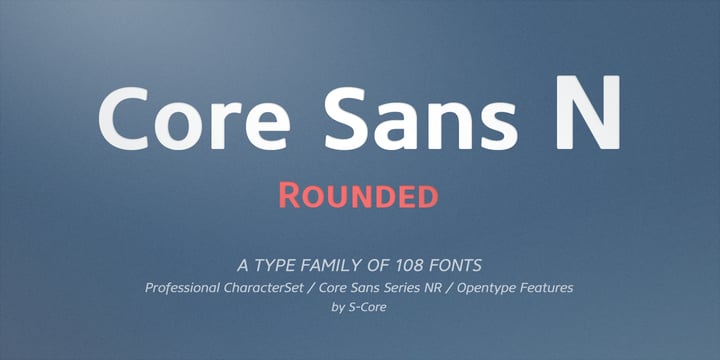 Core Sans NR Font Poster 1