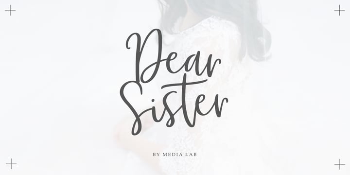 Dear Sister Font Poster 6