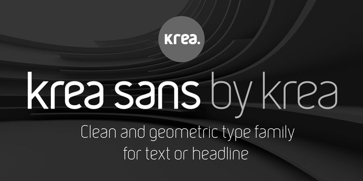 Krea Sans Font Poster 1
