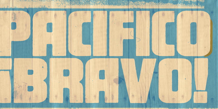 Pacifico Font Poster 1
