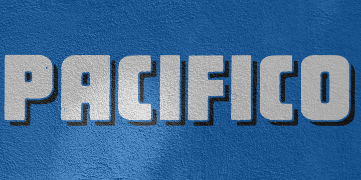 Pacifico Font Poster 4