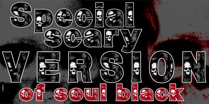 Soul Skull Font Poster 3