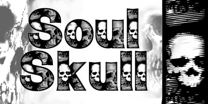 Soul Skull Font Poster 1