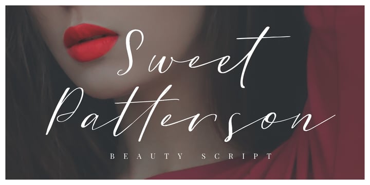 Sweet Patterson Font Poster 1