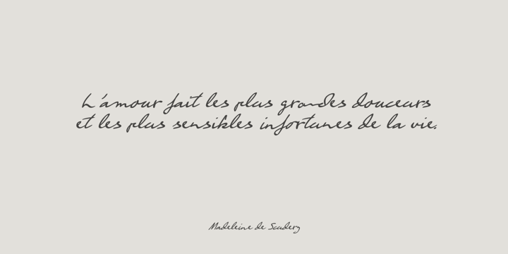 Retrouvailles Font Poster 5