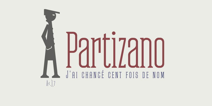 Partizano Serif Font Poster 6