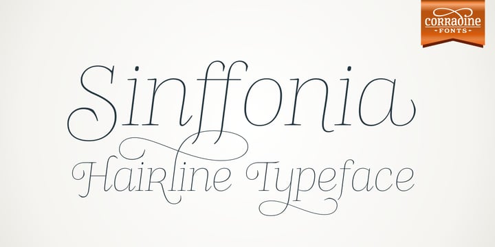 Sinffonia Font Poster 1