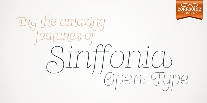 Sinffonia Font Poster 3