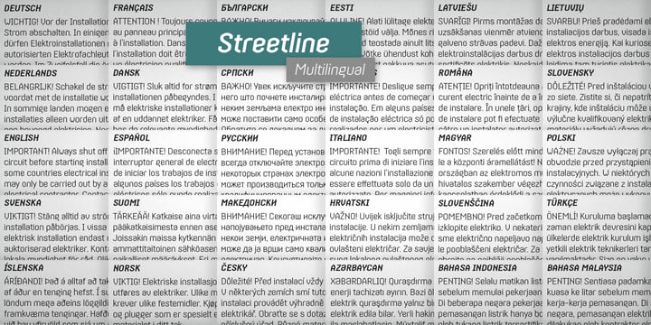 Streetline Font Poster 10