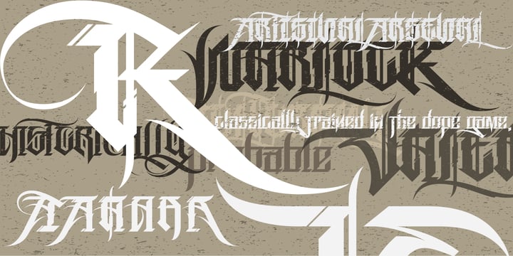 Rase Grimm Font Poster 4