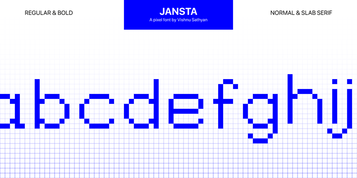 Jansta Font Poster 1