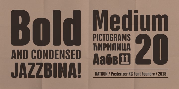 NATRON Font Poster 6