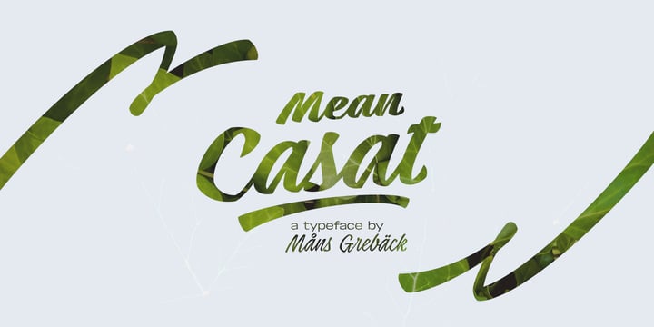 Mean Casat Font Poster 1