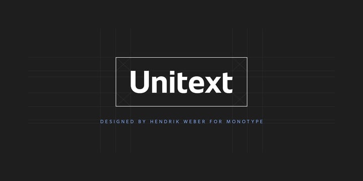 Unitext Font Poster 1