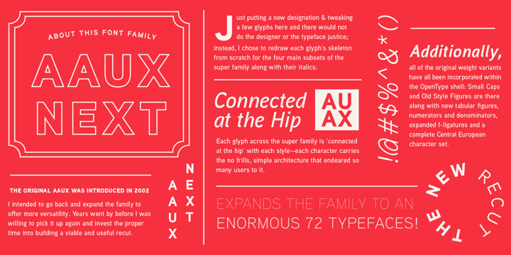 Aaux Next Font Poster 6