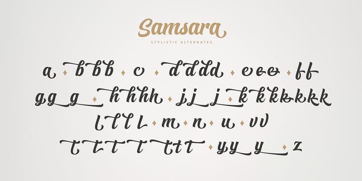 Samsara Font Poster 7