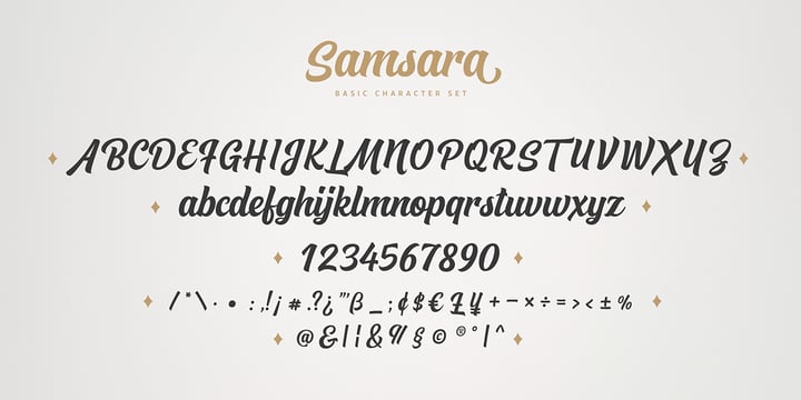 Samsara Font Poster 5