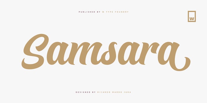 Samsara Font Poster 1