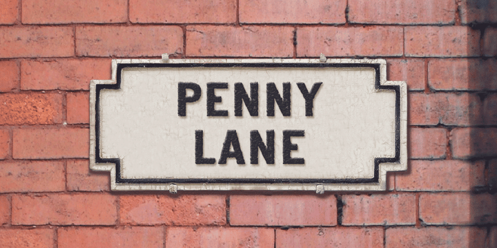 Penny Lane Font Poster 1