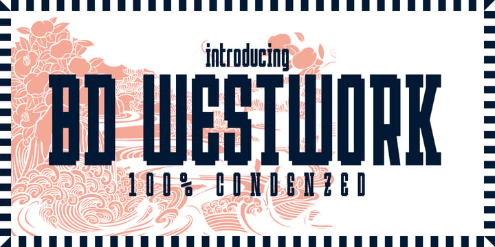 BD Westwork Font Poster 5