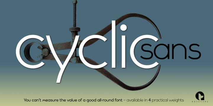 Cyclic Sans Font Poster 1