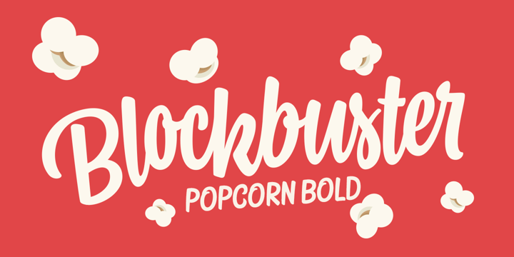 Popcorn Font Poster 3