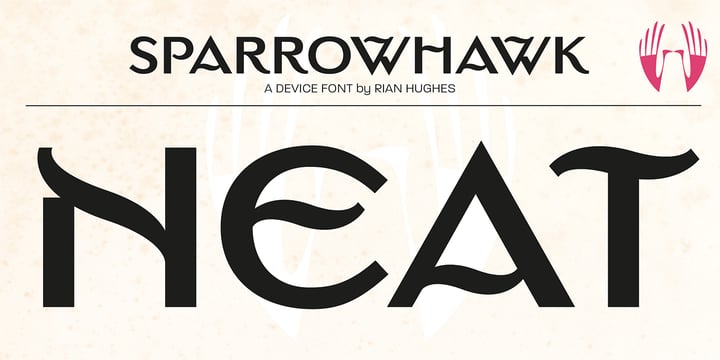 Sparrowhawk Font Poster 3