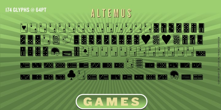 Altemus Games Font Poster 1