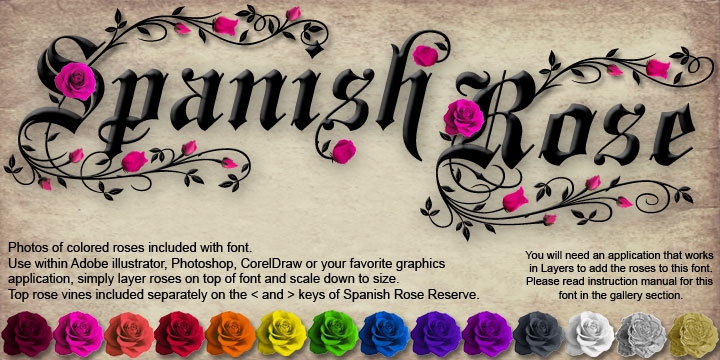 Spanish Rose Font Webfont And Desktop Myfonts