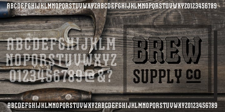 Brew Font Poster 3