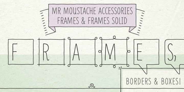 Mr Moustache Font Poster 3