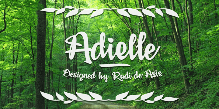 Adielle Font Poster 1