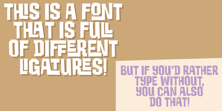 Foulmouth Font Poster 1