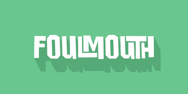 Foulmouth Font Poster 6