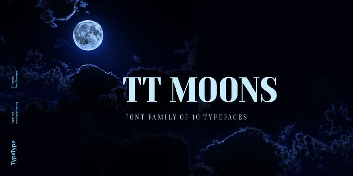 TT Moons Font Poster 1