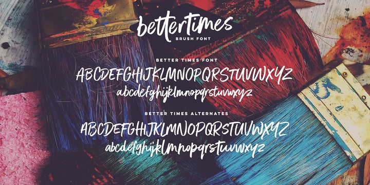 Better Times Font Poster 9