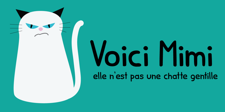 Minou Font Poster 5